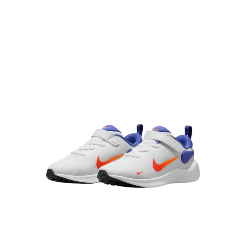 Tênis Nike Revolution 7 Infantil - Branco/Azul