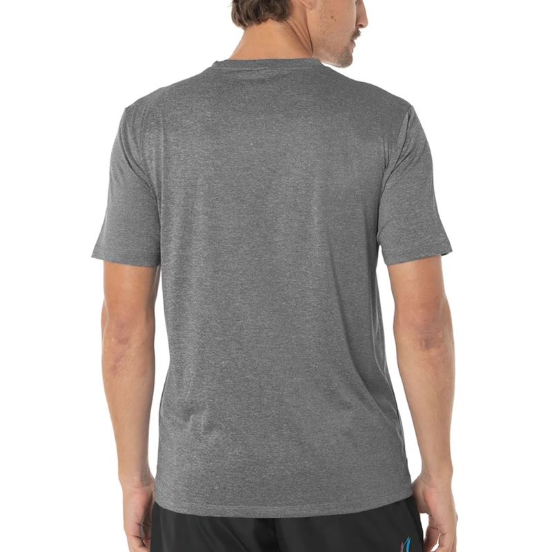 Camiseta Mizuno Run Spark 2 Mescla Masculina - Preta