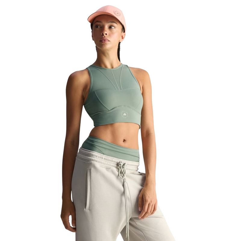 top-adidas-cropped-stella-mccartney-feminino-verde