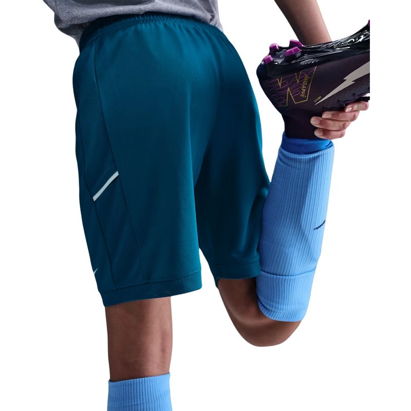 shorts-nike-kylian-mbappé-dri-fit-academy-25-infantil-verde-petróleo