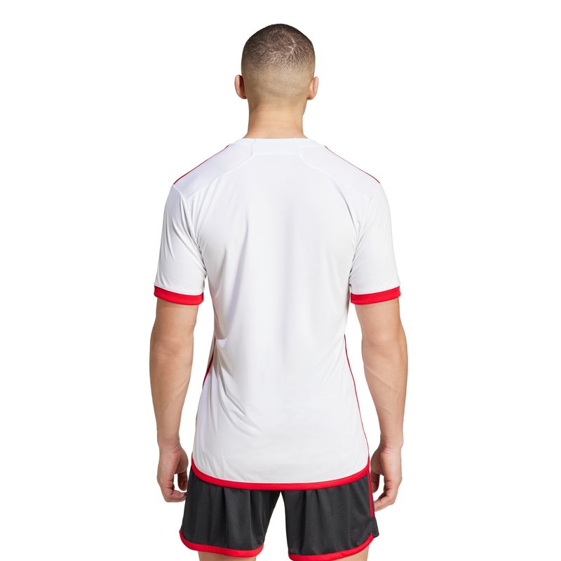 Camisa 2 Cr Flamengo 24 Adidas Torcedor Masculina - Branca