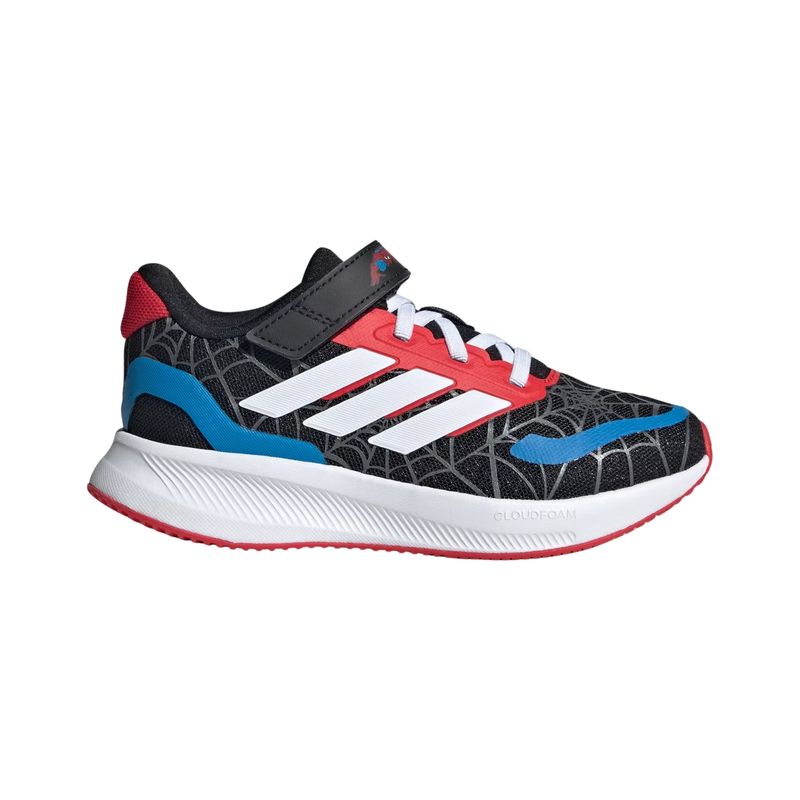 tênis-adidas-marvel-runfalcon-spider-man-infantil-preto-branco