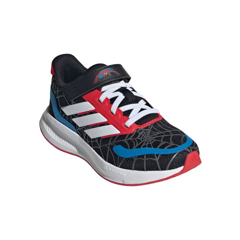 tênis-adidas-marvel-runfalcon-spider-man-infantil-preto-branco