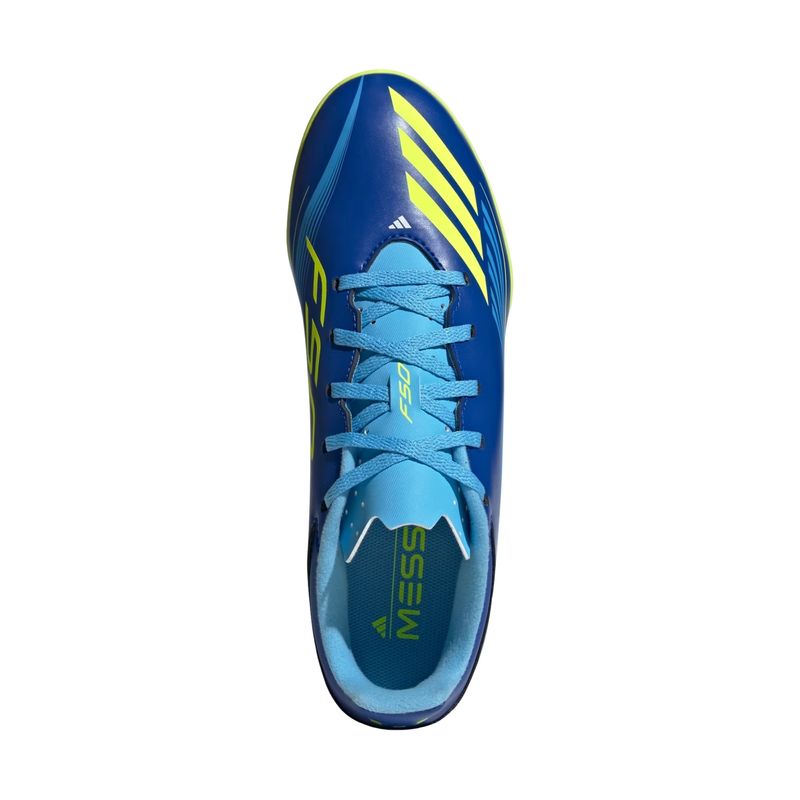 chuteira-society-adidas-f50-messi-club-unissex-azul