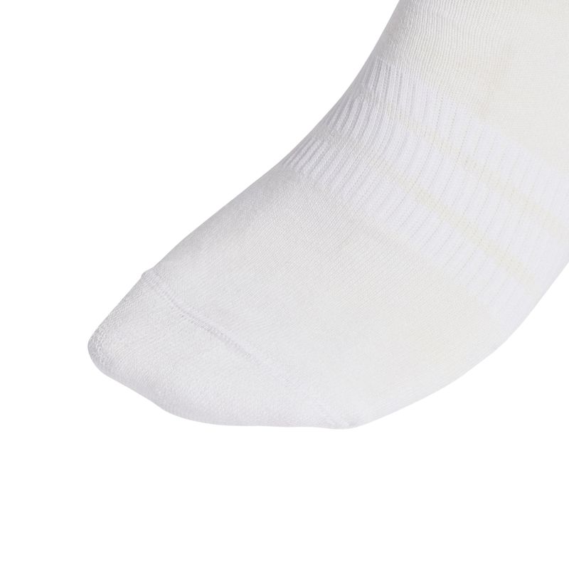 kit-meia-adidas-cano-médio-sportswear-3-pares-unissex-branca-azul