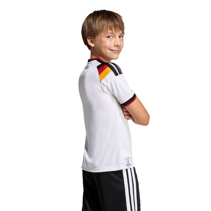 camisa alemanha i 26 adidas torcedor infantil - branca