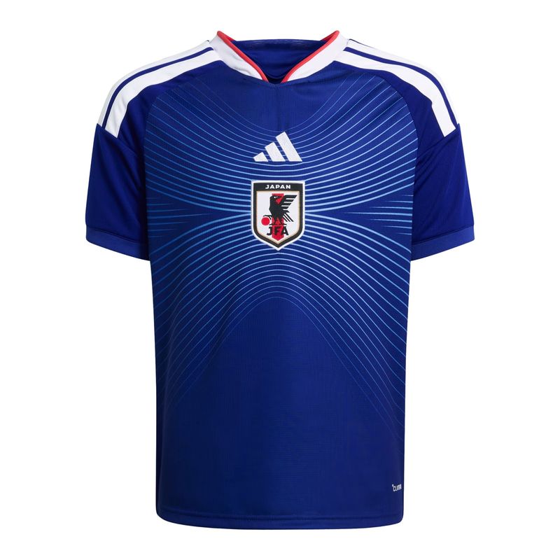 camisa japão i 26 adidas torcedor infantil - azul