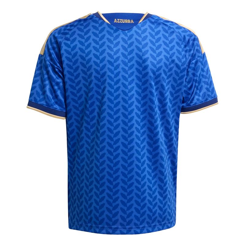 camisa itália i 26 adidas torcedor infantil - azul