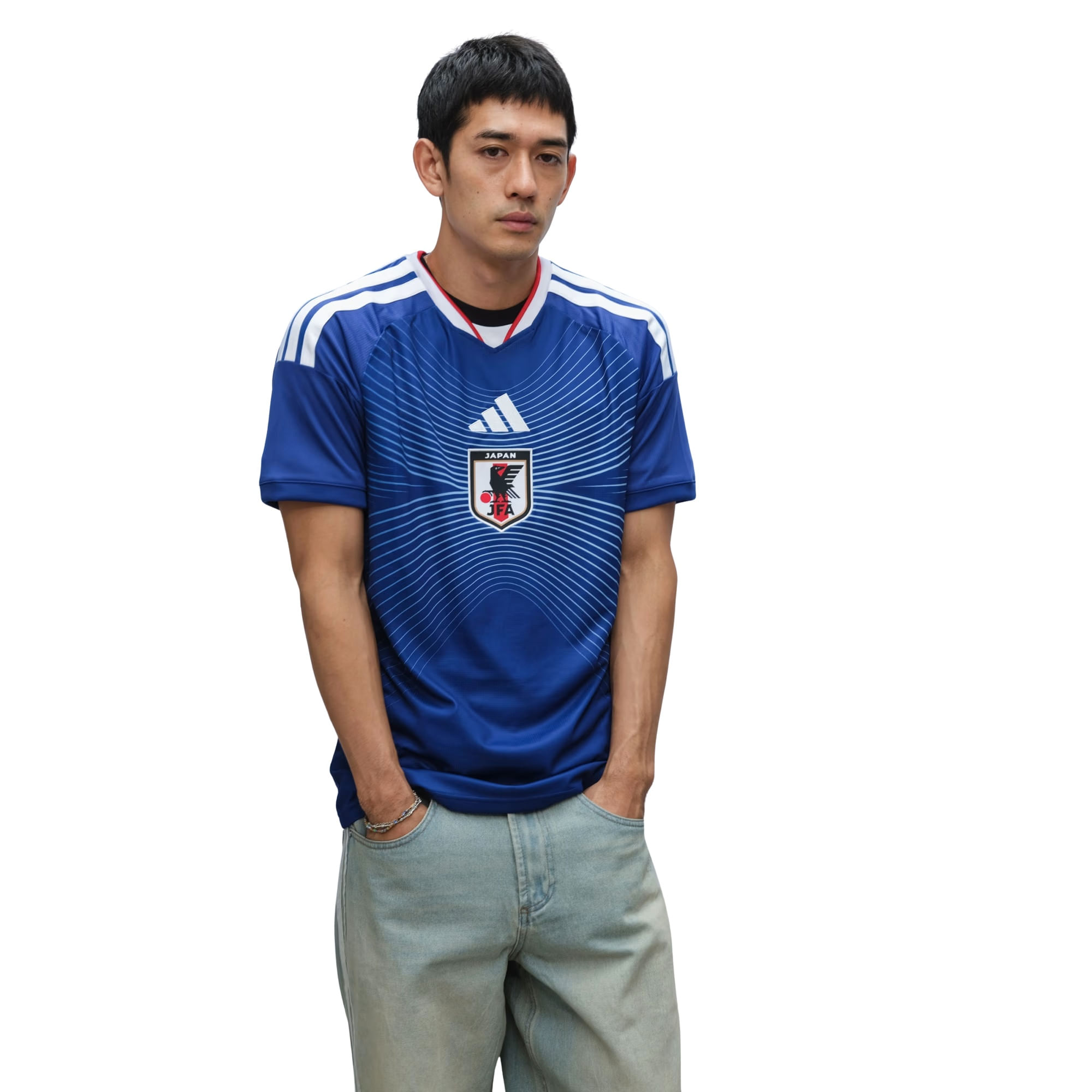 Camisa Japão I 26 Adidas Torcedor Masculina - Azul