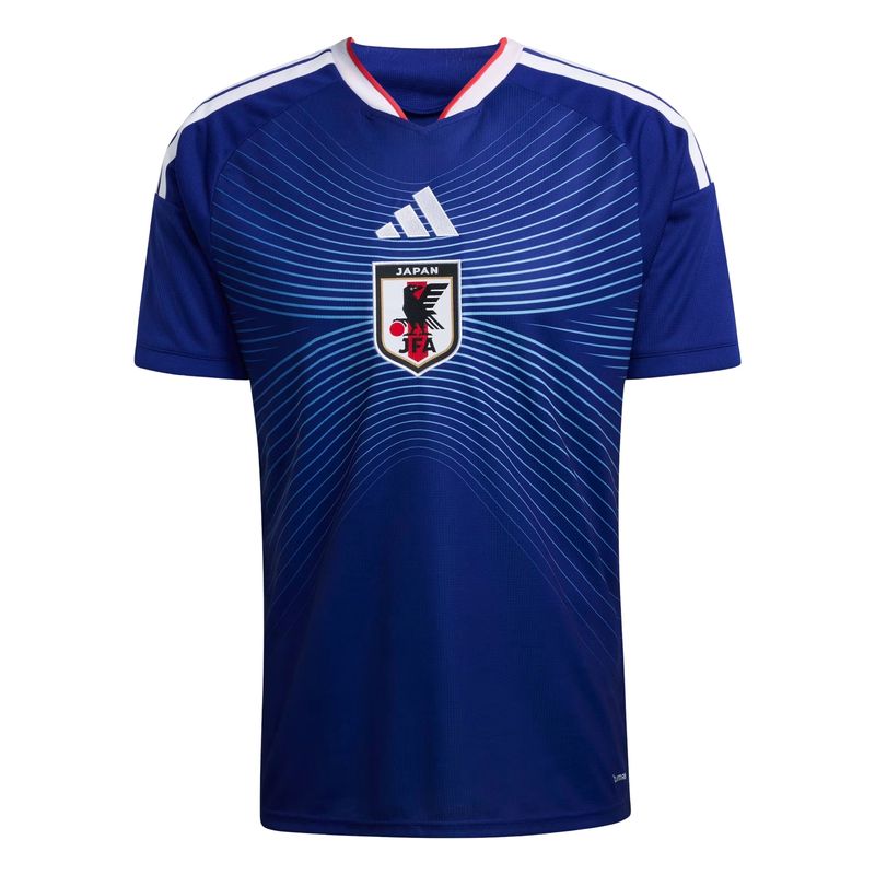 camisa japão i 26 adidas torcedor masculina - azul