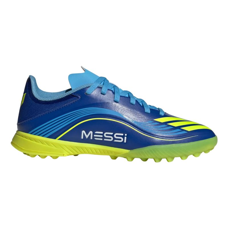chuteira-society-adidas-f50-messi-league-infantil-azul