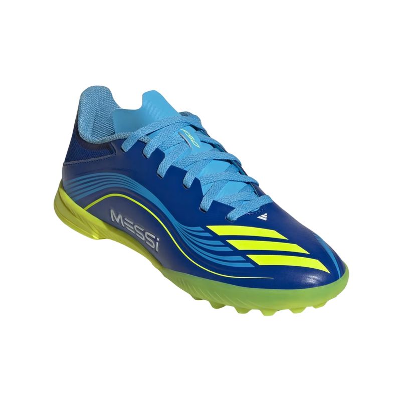 chuteira-society-adidas-f50-messi-league-infantil-azul