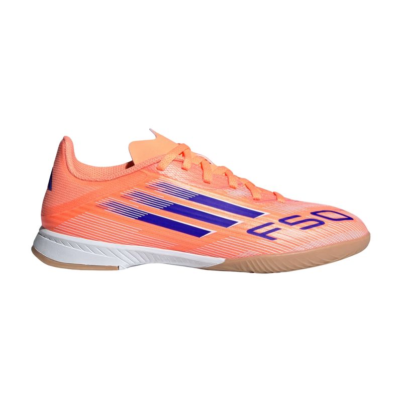 chuteira-futsal-adidas-f50-league-infantil-laranja