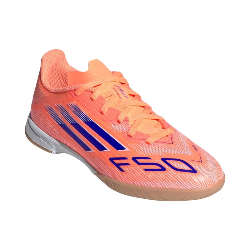 chuteira-futsal-adidas-f50-league-infantil-laranja