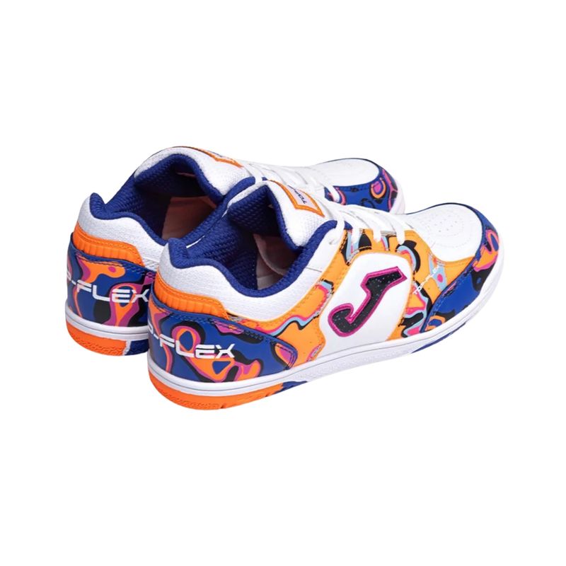 chuteira-futsal-joma-top-flex-infantil-branca-multicolor