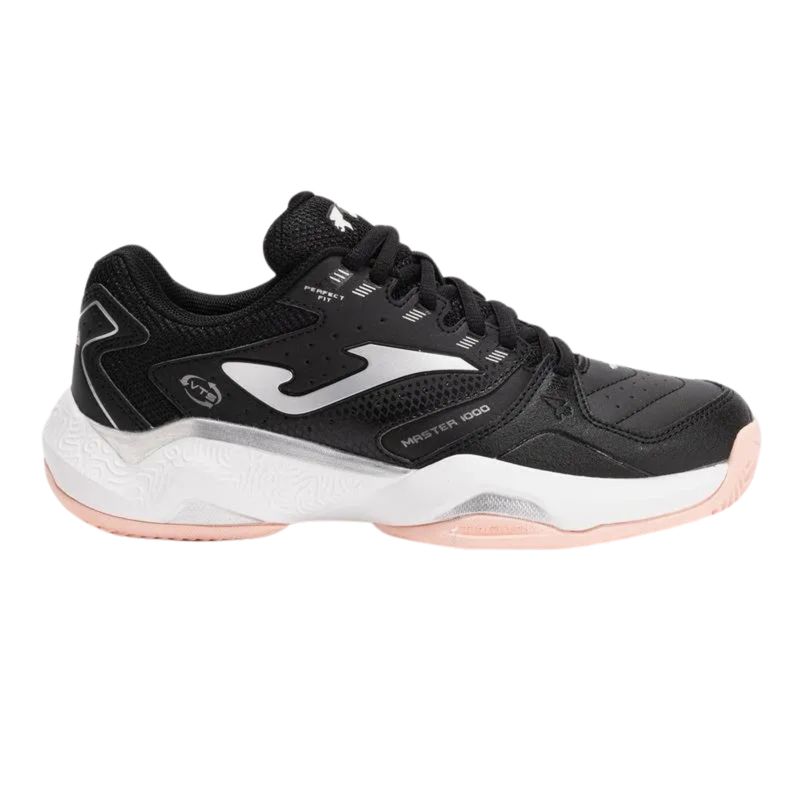 tênis-joma-master-1000-saibro-feminino-preto-rosa