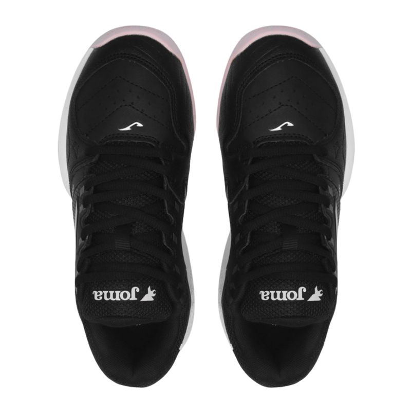 tênis-joma-master-1000-saibro-feminino-preto-rosa