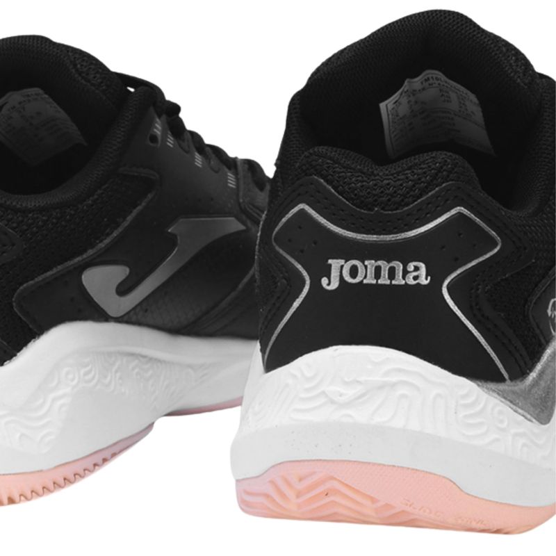 tênis-joma-master-1000-saibro-feminino-preto-rosa