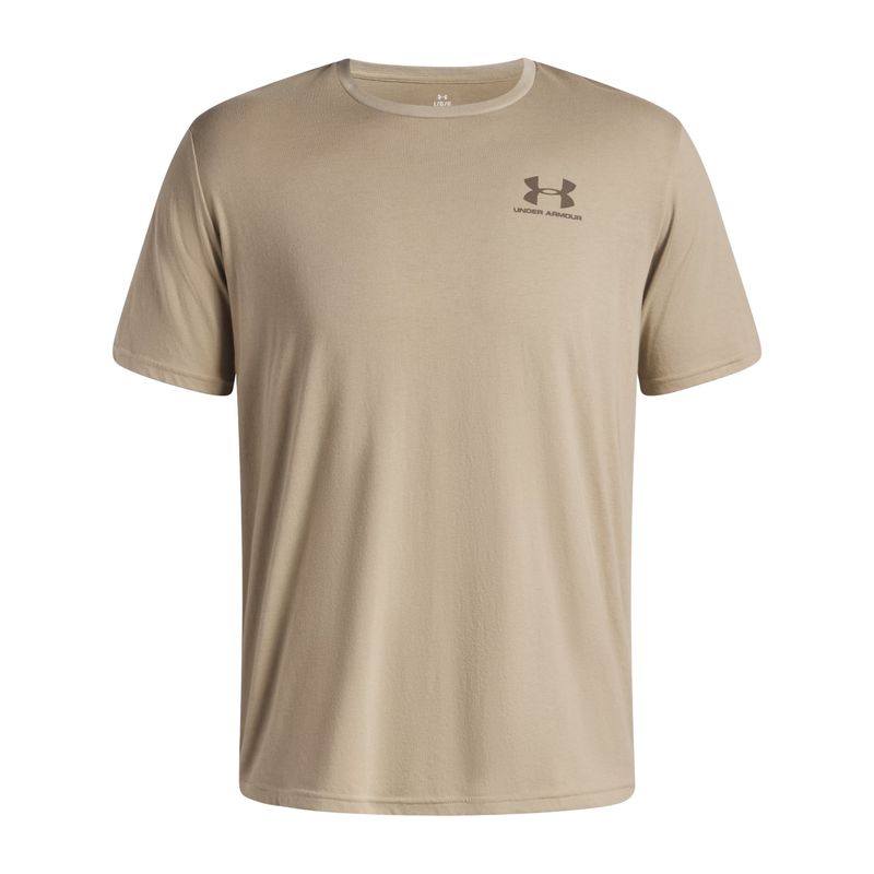 camiseta-under-armour-left-chest-sp-masculina-bege