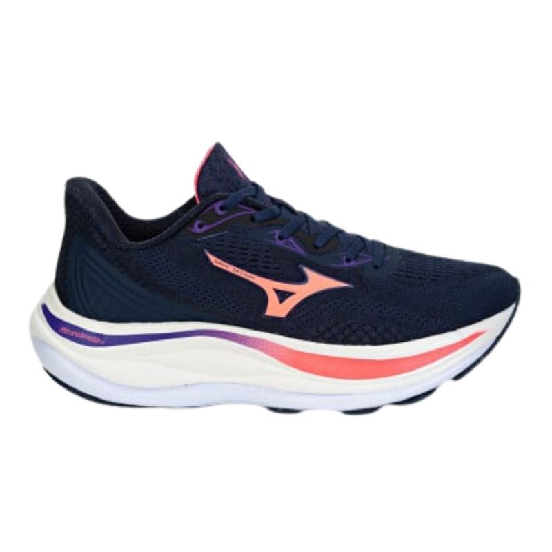 tênis-mizuno-wave-skyway-feminino-marinho-coral