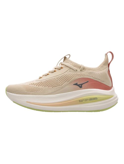 Tênis Mizuno Neo Aura Knit Unissex - Bege