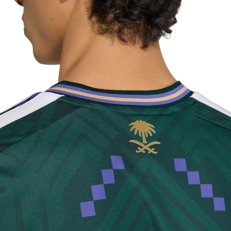 camisa saudi arabia i 26 adidas masculina - verde