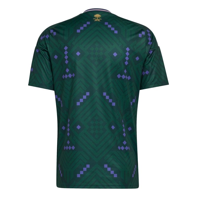 camisa saudi arabia i 26 adidas masculina - verde