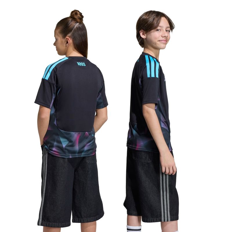 camisa argentina i 26 adidas goleiro infantil - preta