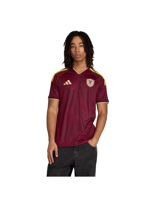 Camisa Venezuela I 26 Adidas Masculina - Vinho