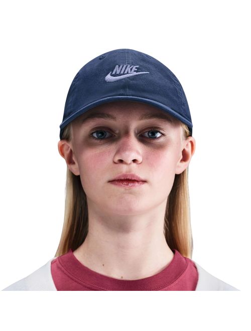Boné Nike Club Futura Wash Infantil - Azul Marinho