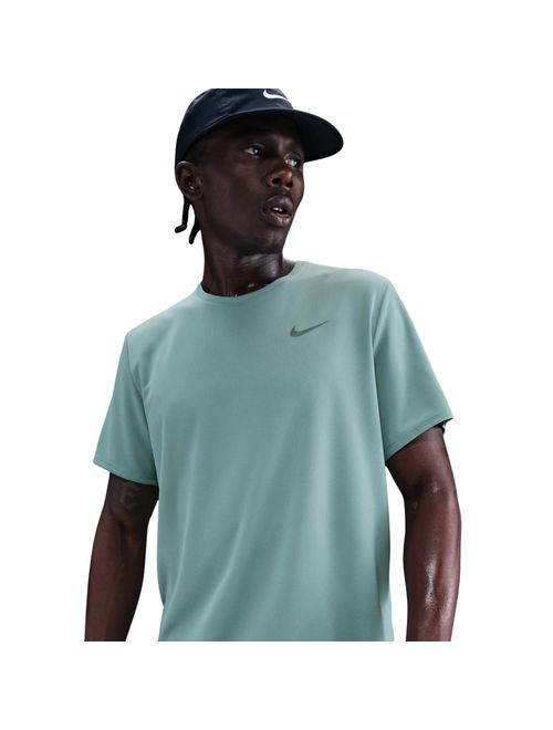 Camiseta Nike Miler Dri-Fit Uv Masculina - Verde Claro