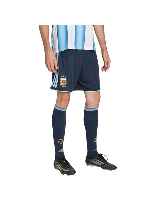 Calção Argentina I 26 Adidas Torcedor Masculino - Azul Marinho
