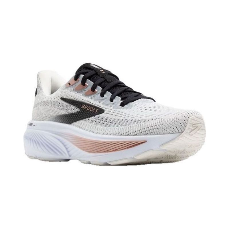 tênis-brooks-ghost-17-feminino-branco-rosê