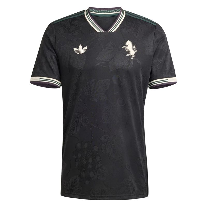 camisa  juventus iii  25/26 adidas jogador masculina - preta