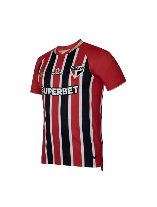 Camisa São Paulo II 25/26 New Balance Jogador Masculina - Vermelha/Branca