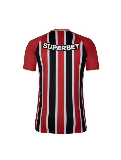 Camisa São Paulo II 25/26 New Balance Jogador Masculina - Vermelha/Branca