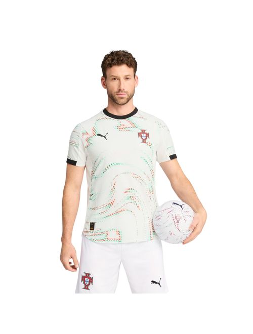 Camisa Portugal II 25/26 Puma Jogador Masculina - Branca/Preta