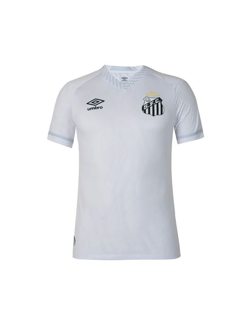 Camisa Santos I 25/26 Umbro Jogador Masculina - Branca/Preta