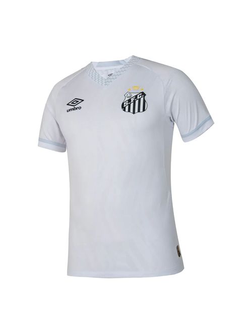 Camisa Santos I 25/26 Umbro Jogador Masculina - Branca/Preta