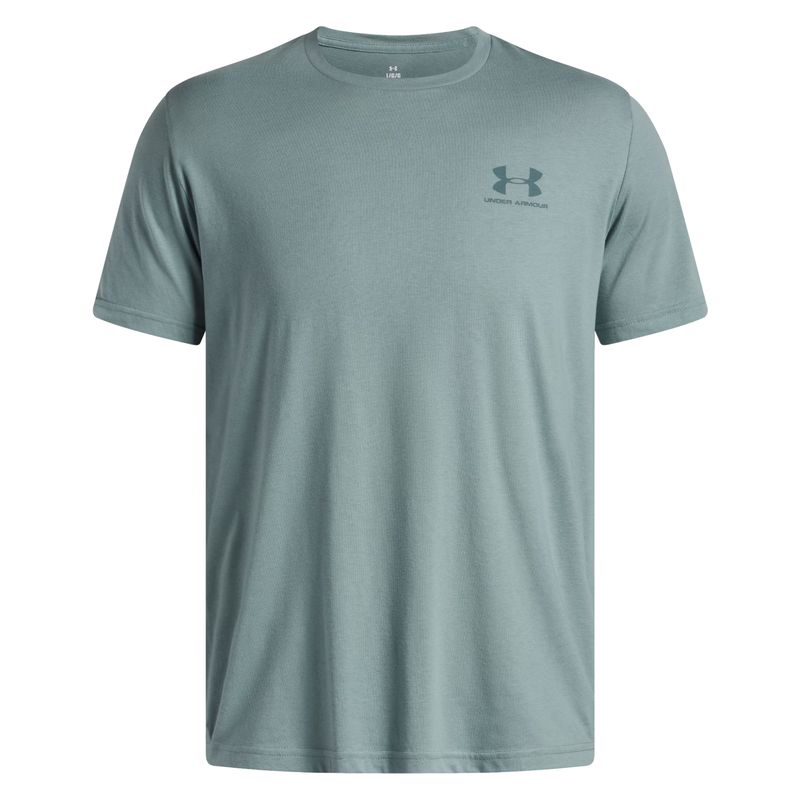 camiseta-under-armour-left-chest-logo-masculina-verde