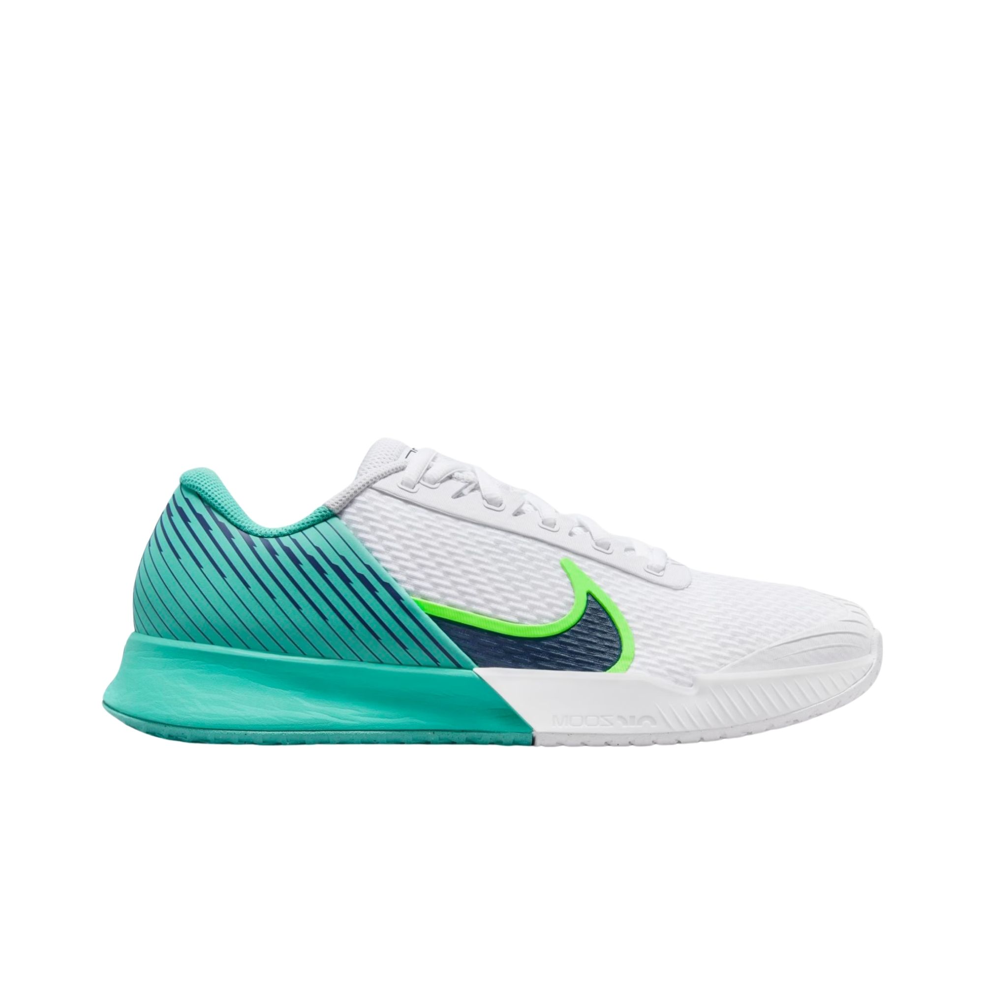 Tênis Nike Zoom Vapor Pro 2 Hc Quadra Rápida Masculino - Branco/Verde