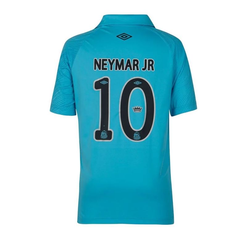 camisa-santos-25-26-umbro-edição-especial-neymar-jr.-infantil-azul