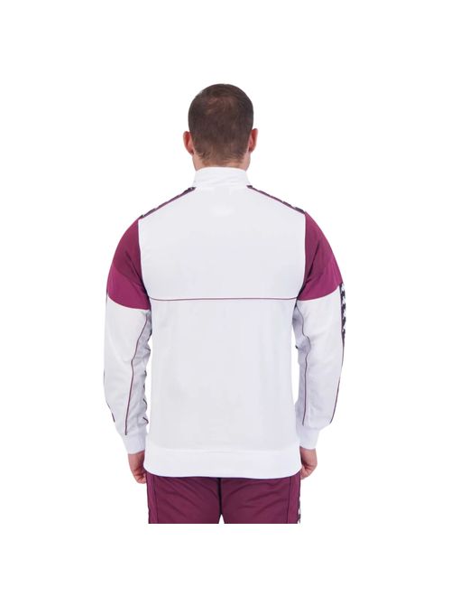 Jaqueta Juventus da Mooca Kappa Banda Masculina - Branca/Bordô