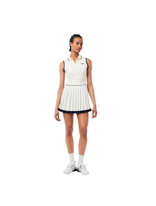 Vestido Lacoste Spor Heritage Ultra Dry Feminino - Off White