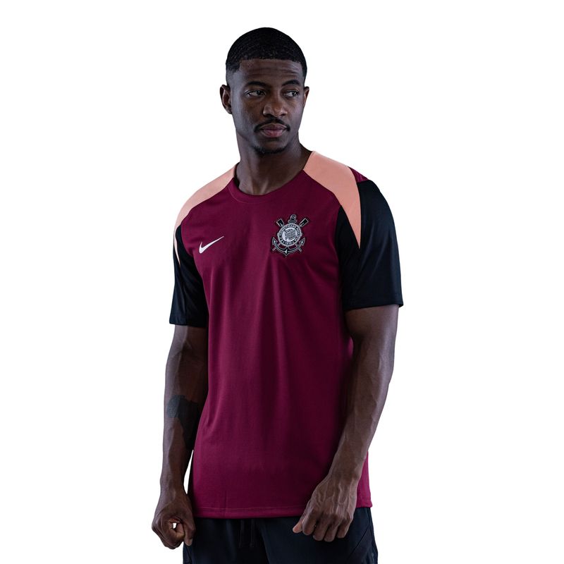 camisa-corinthians-2026-nike-strike-treino-masculina-vinho