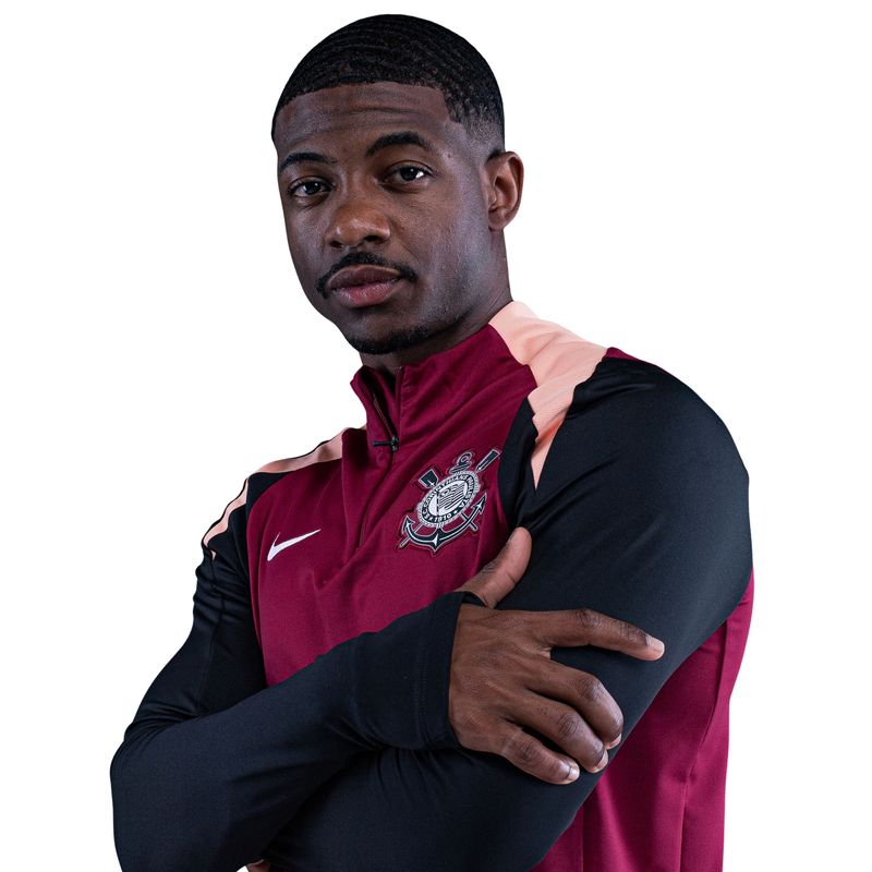 camisa-corinthians-manga-longa-nike-dri-fit-strike-drill-masculina-bordô