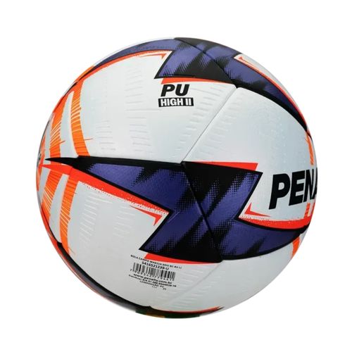 Bola Campo Oficial Penalty Mag11A XXVI Professional Unissex - Branca/Laranja
