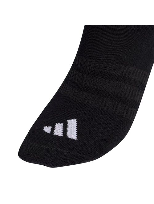 Kit Meia Adidas Invisível Thin&Light 3 Pares Unissex - Preta/Branca