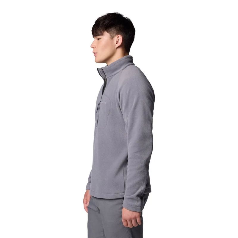 blusão-columbia-fleece-fast-trek-iii-masculina-cinza