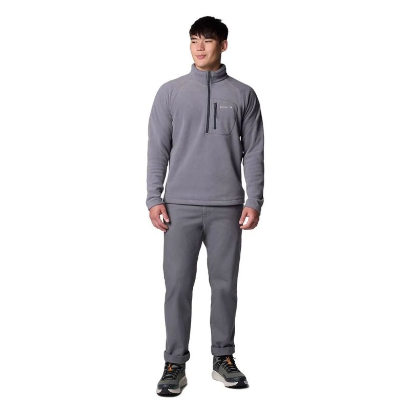 blusão-columbia-fleece-fast-trek-iii-masculina-cinza